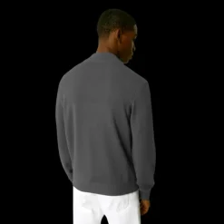 Veste cardigan CANADA GOOSE Hybridge zippé bi matière gris anthracite