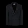 Veste croisée SAINT LAURENT Smoking noir