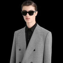 Veste de costume DOLCE & GABBANA double boutonnage laine vierge pied-de-poule