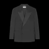 Veste de smoking SAINT LAURENT à double boutonnage Laine vierge noire