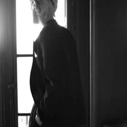 Veste de smoking SAINT LAURENT à double boutonnage Laine vierge noire