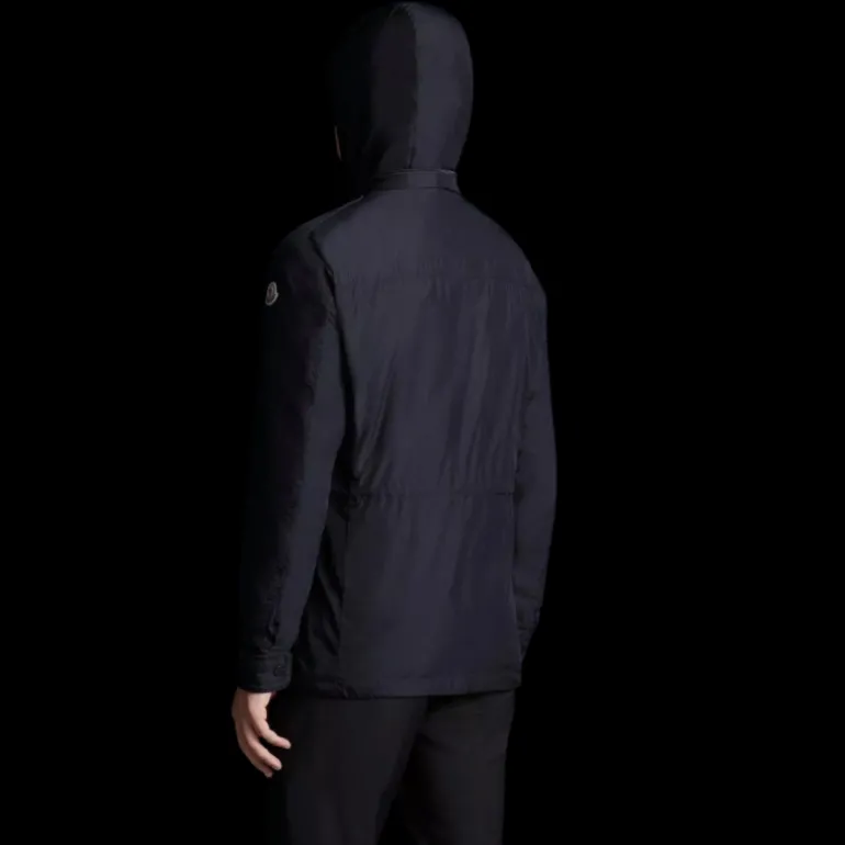 Veste imperméable MONCLER Lez bleu marine