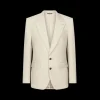 Veste Sicilia DOLCE & GABBANA simple boutonnage col flèche laine beige